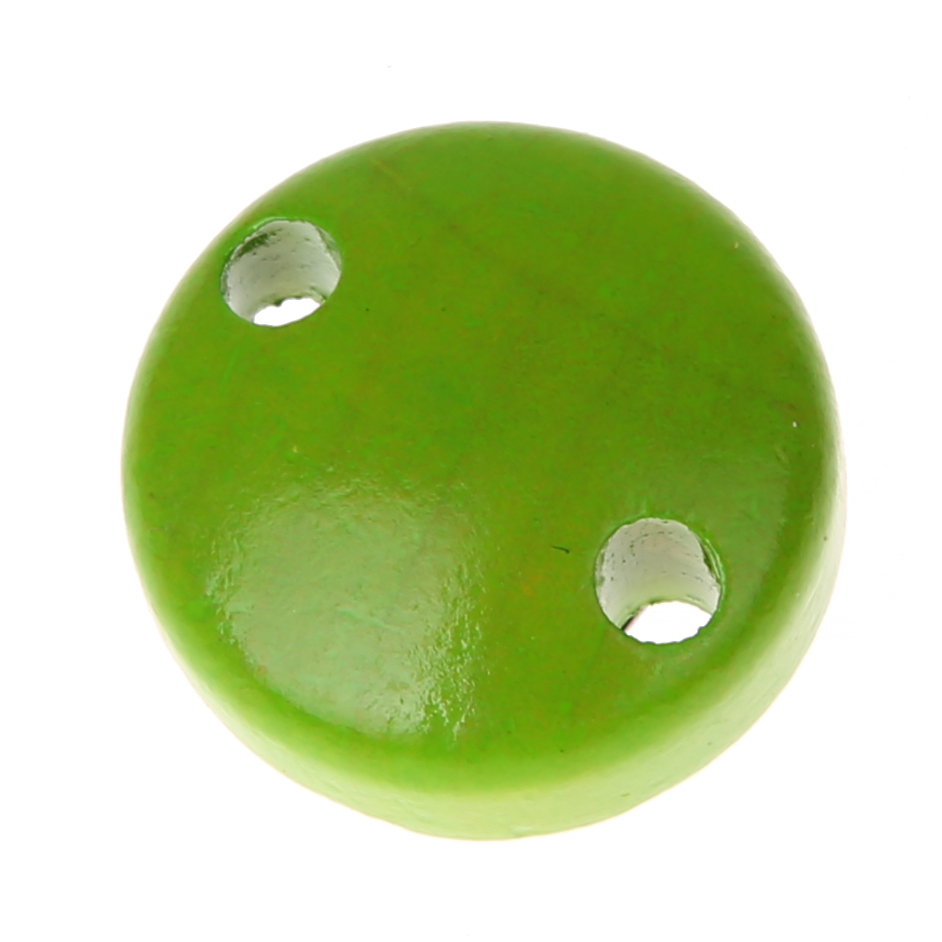 Pacifier clip mini / wooden clip Ø30mm yellow-green 369 in stock 