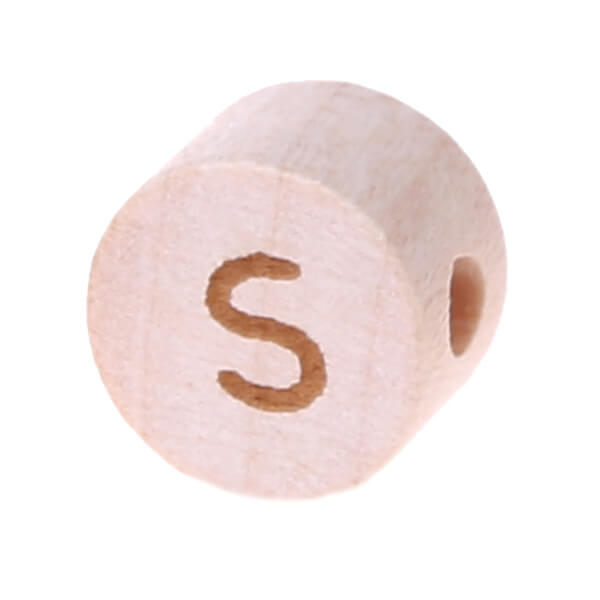 Letter beads disk laser engraving Ø 11 mm S 127 in stock 