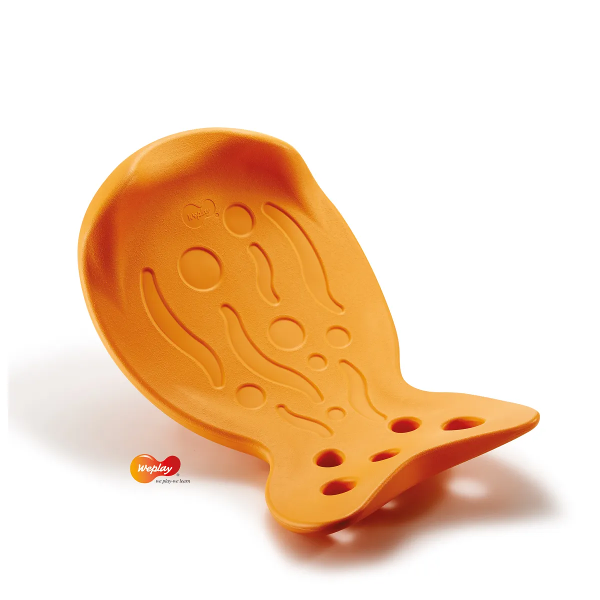 Sitzkissen, Schaumstoff, Orange, Lochmuster, Ergonomisch, Sitzkissen, Schaummaterial, Orange, Lochdesign, Ergo-Sitz