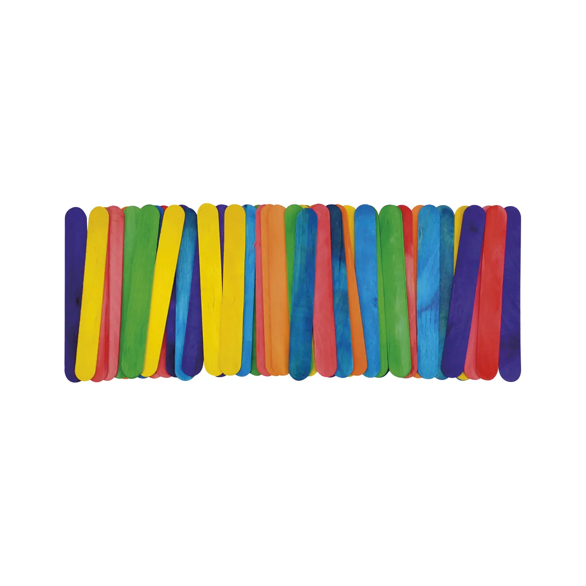  Pocke, bunte stäbchen, Holzstäbchen, farbenmix, bastelmaterial, Eisstiele, Popsicle-Sticks, Holzstab, mehrfarbig, Kinderspielzeug