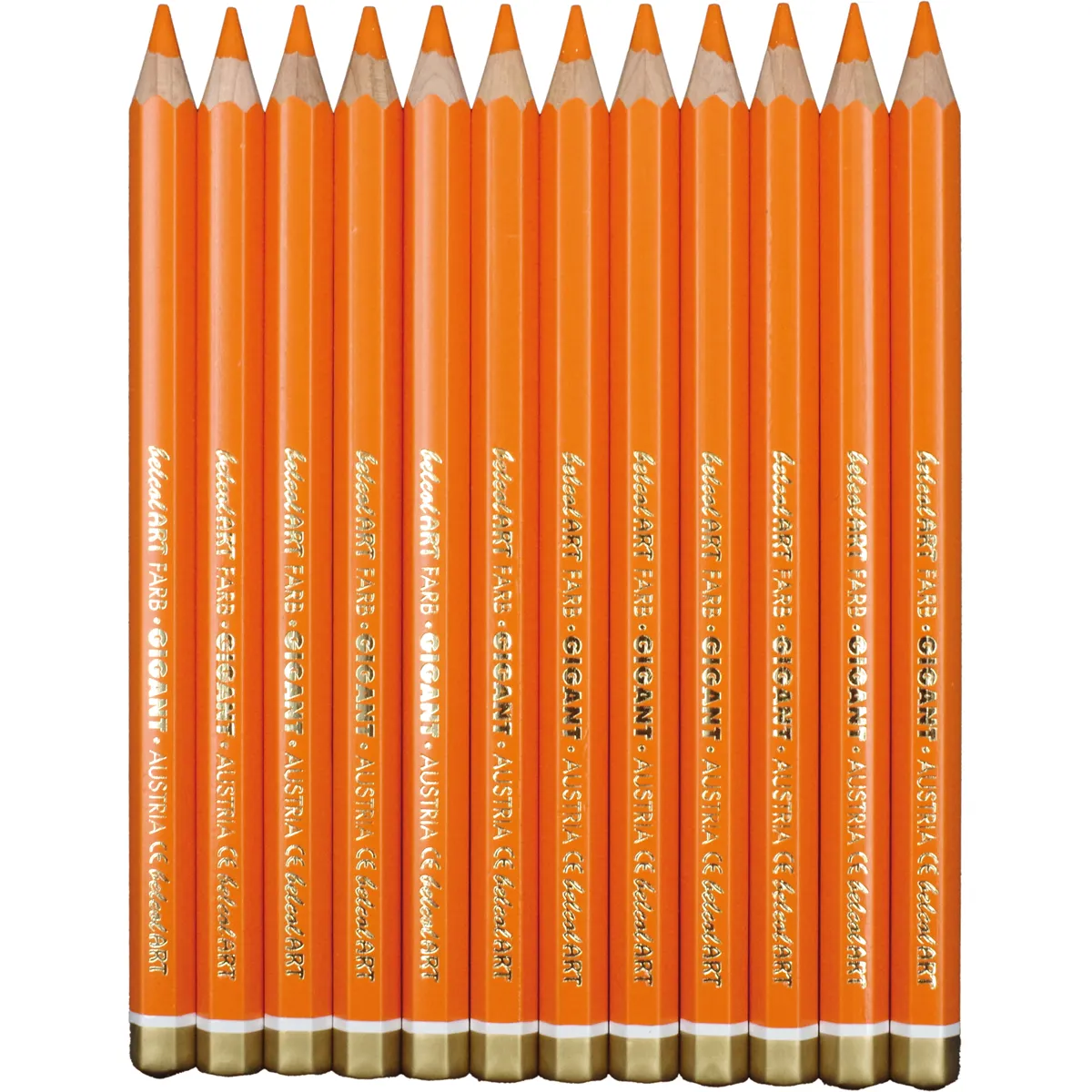 Bleistift, Orange, Rundholz, Holzbleistift, Schreibware, Bleistifte, Buntstifte, Orange, Holz, Schreibware