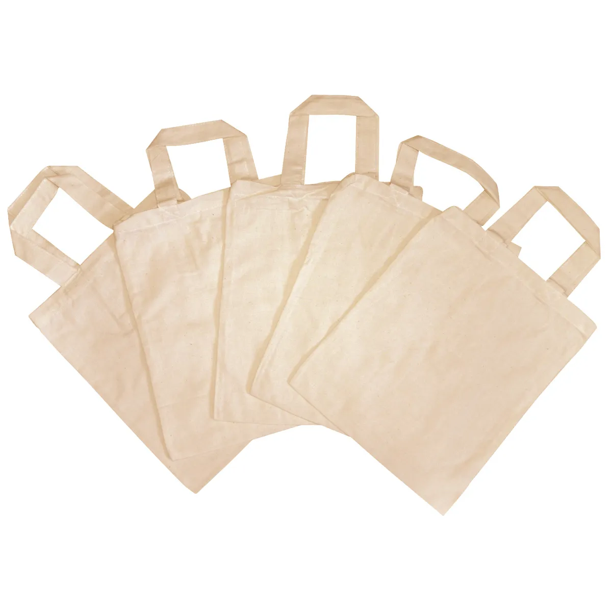 Tasche, Beutel, Jutebeutel, Stofftasche, unbedruckt, Stofftasche, Baumwolle, Tragetasche, Beige, Pouch-Tasche