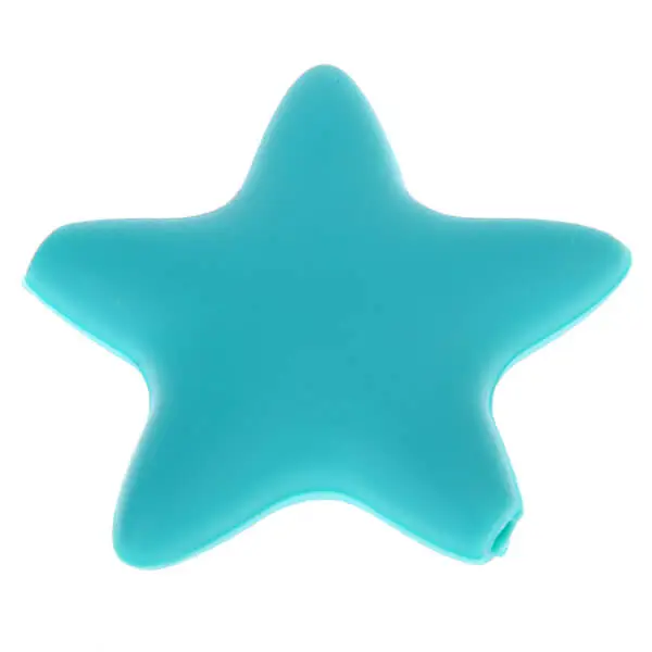 Silikonmotiv Stern light turquoise 46 in stock 