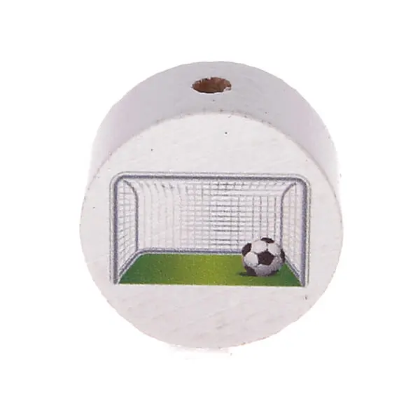 Motivperle Scheibe Fussballmotive Tor 343 auf Lager