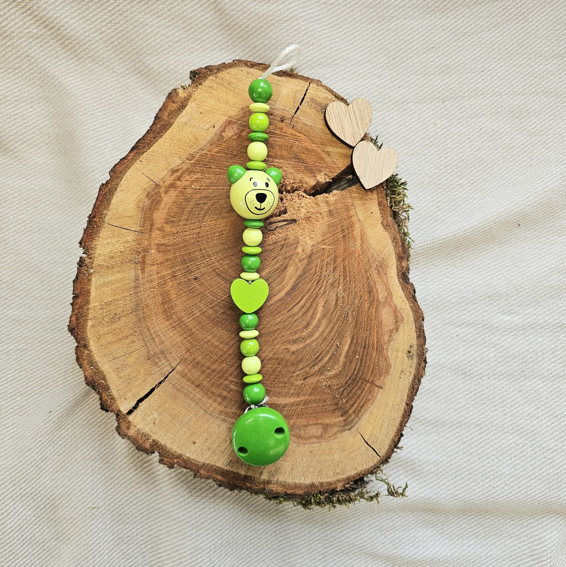 Schnullerkette Grün IV • Bastelset