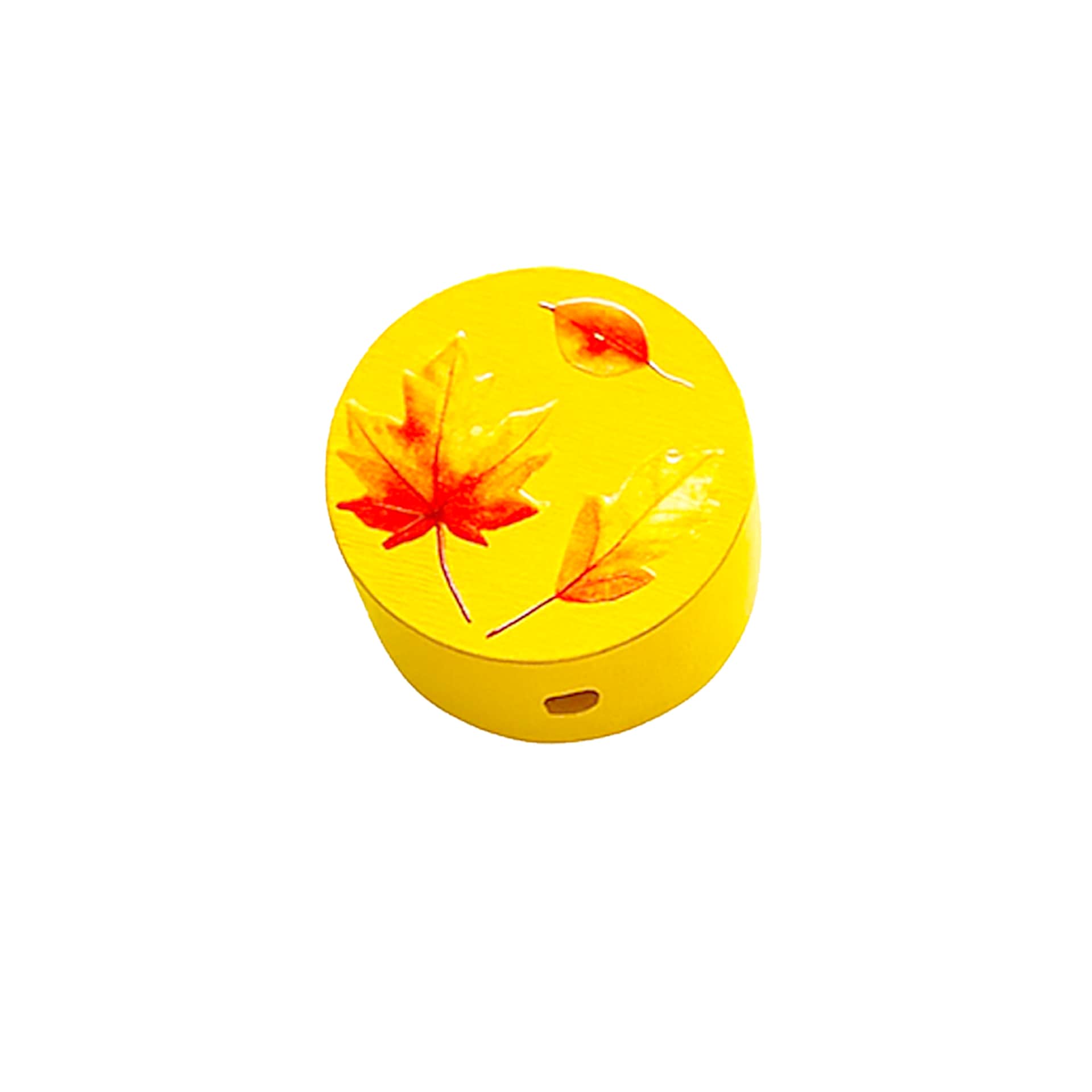 Motivperle Herbstblätter yellow 99 in stock 