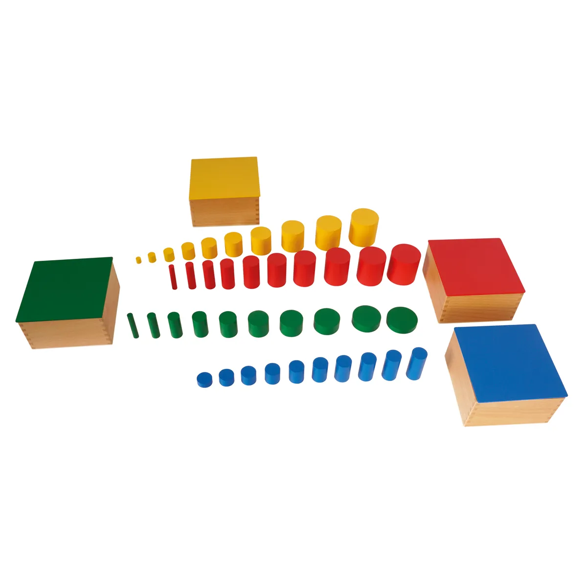 Buntsystem, Holzbausteine, Farbsteine, Klemmbausteine, Klassische Bausteine, Holzbausteine, Farbenbausteine, Bausteine aus Holz, Zylinderbausteine, Buntes Set