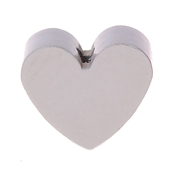 Heart motif bead (mini) light gray 3755 in stock 