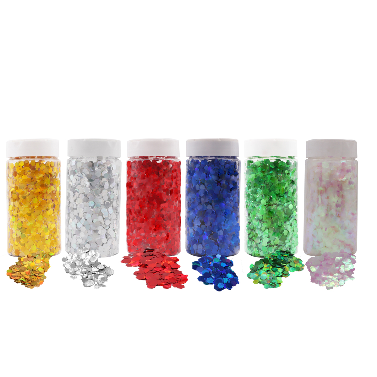glitzer, konfetti, Sequins, Bastelverzierung, mehrfarbig, Glitzer, Glitzerperlen, Kunststoffkörner, Dekoschnipsel, Hologlitzer