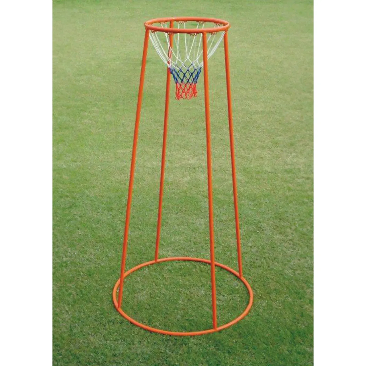 Basketballkorb, Mini-Korbständer, Oranger Rahmen, Netzkorb, Outdoor-Spielzeug, Basketballkorb, Outdoor, Metall, Orang, Netzschirm
