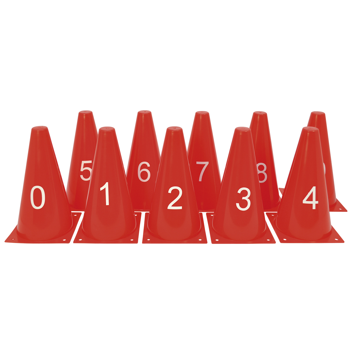 Signalkegel, Verkehrskegel, Verkehrsleitkegel, Roter Kegel, Nummerierte Kegel