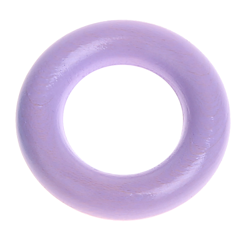 Wooden ring / grasping toy mini - 3,6cm lilac 1511 in stock 