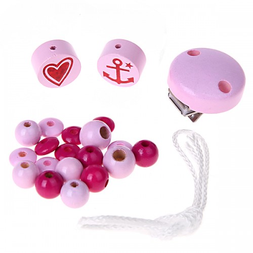 Pink pacifier chain craft kit III