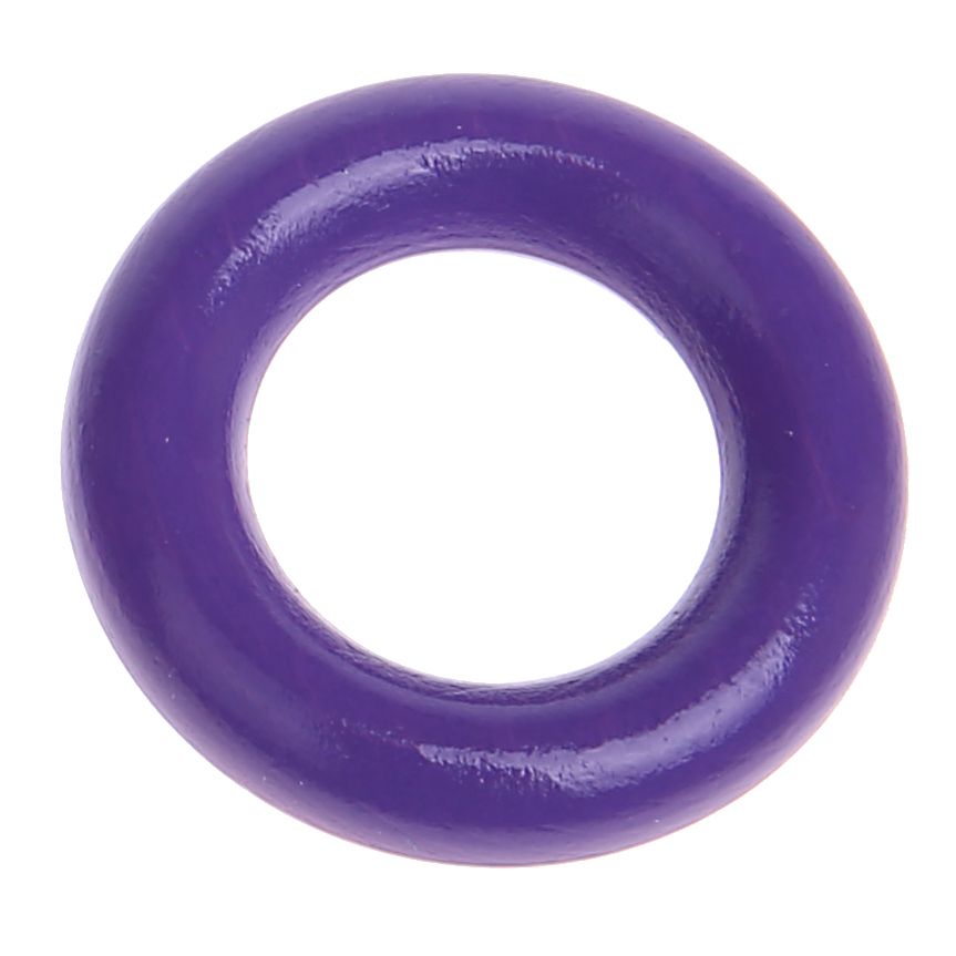 Wooden ring / grasping toy mini - 3,6cm purple 4834 in stock 