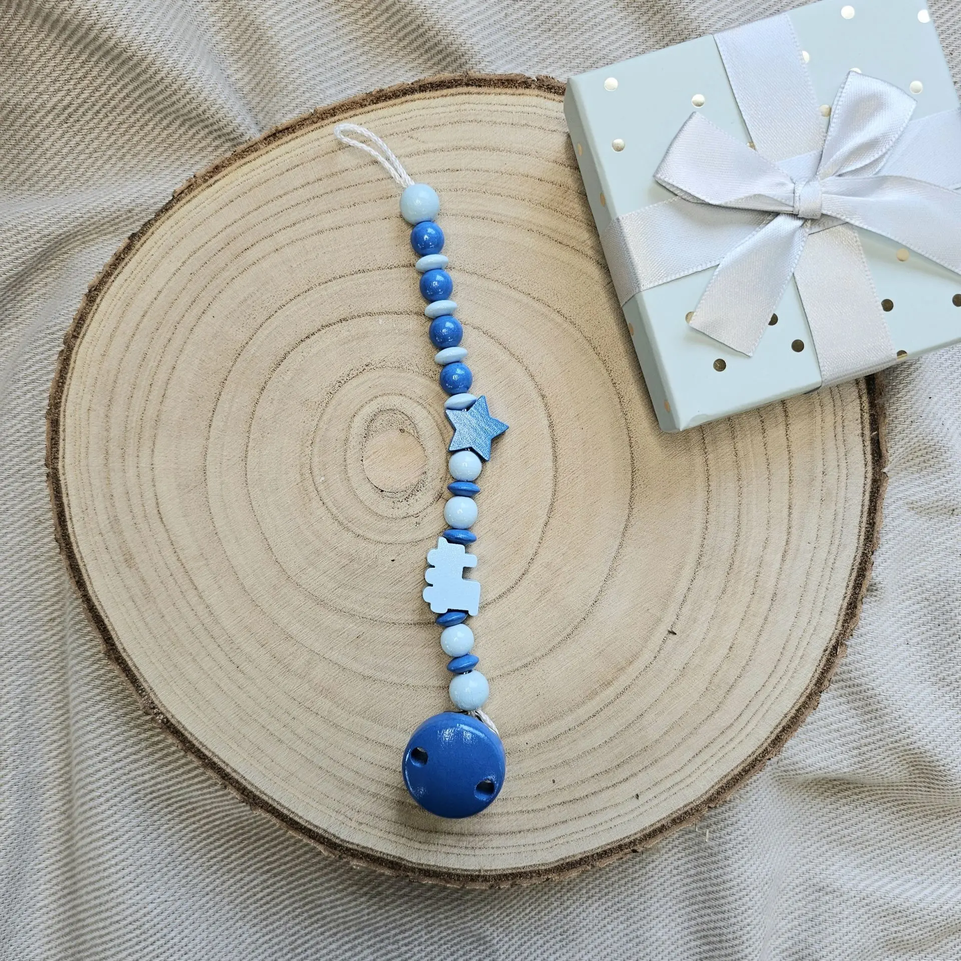Bastelset Schnullerkette Blau II