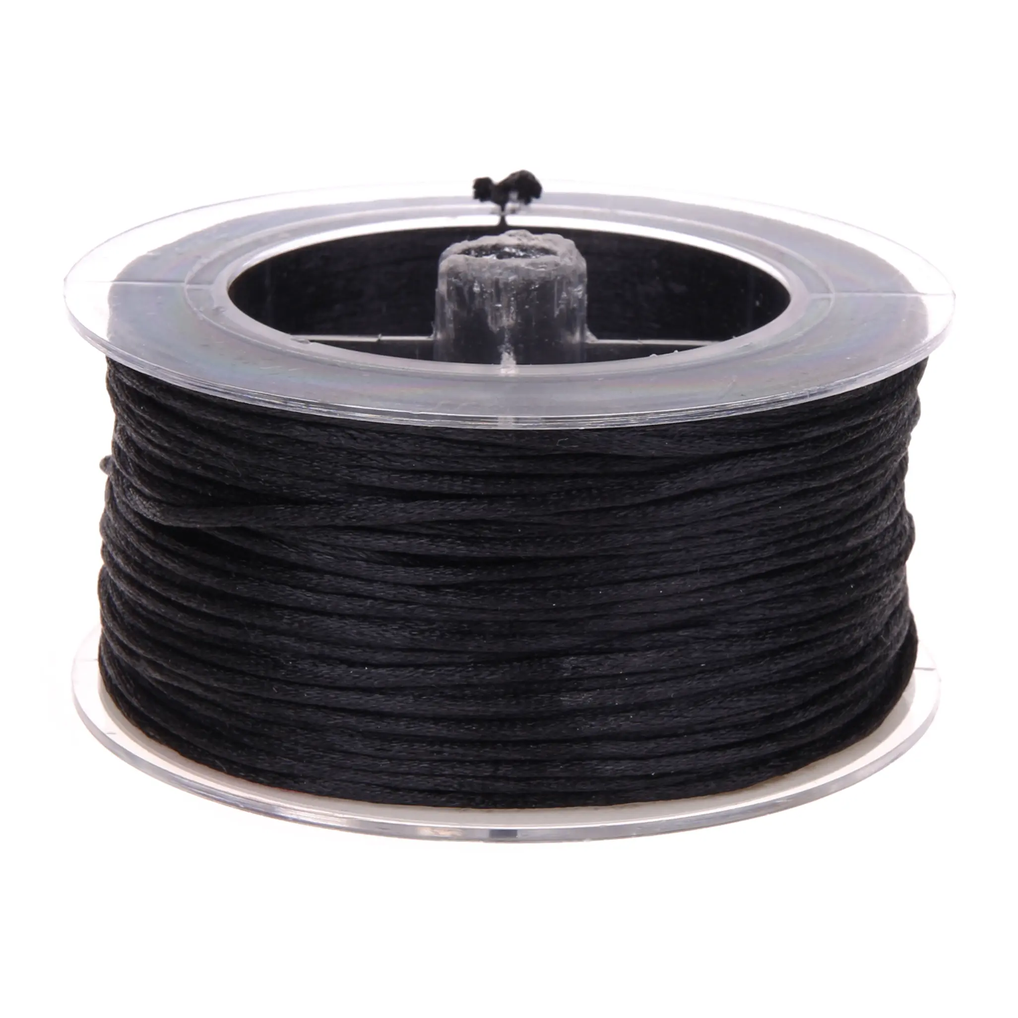 Satinband Ø 1,5 mm • 50 Meter schwarz 4 auf Lager