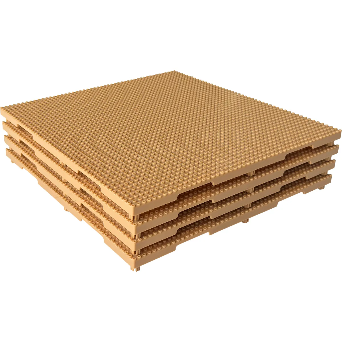 Lego-Platte, Platte, Beige, Noppenoberfläche, Bauplatte, Lego, Bausteinplatte, Konstruktionsfliese, Beige Farbe, Studene Oberfläche
