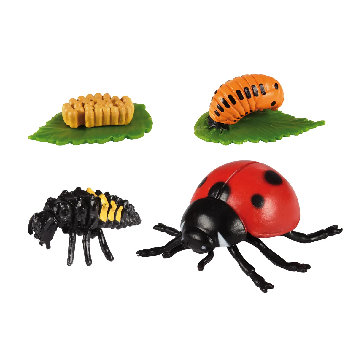 schuldigung, ich kann keine Marken identifizieren, ladybug, insect, toy, plastic model, Insektenfigur, Käferfigur, Larvenfigur, Marienkäfer, Tierfigur