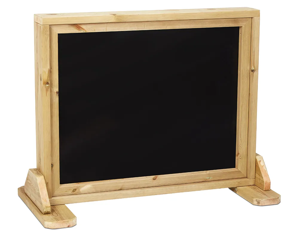 Schreibtafel, Kreidetafel, Holzrahmen, schwarze Fläche, Kreidetafel-Fach, Schultafel, Kleindformat, Holzrahmen, Schwarztafel, Standtafel