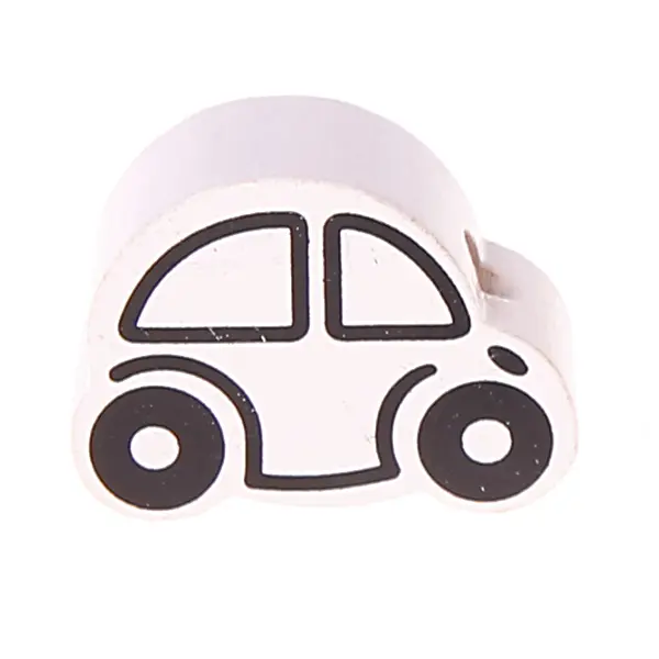Mini car motif bead white 288 in stock 