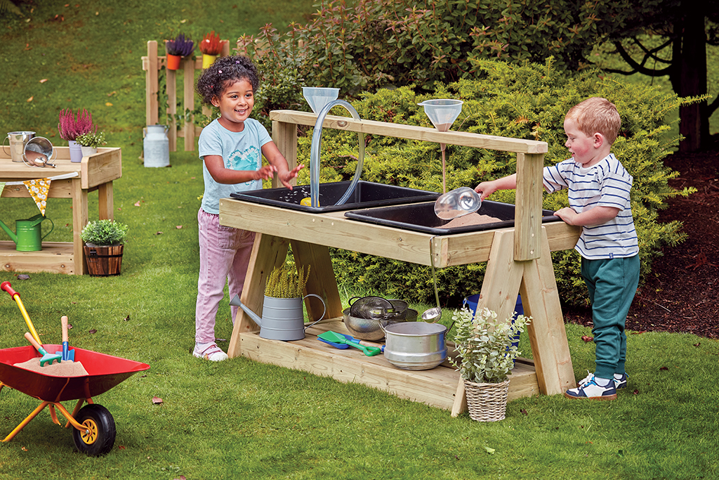 Spielküche, Outdoor-Spiel, Wasserspiel, Garten-Setup, Küchenset für Kinder, kindergarten garten, spielküche, wassertisch, garten spielzeug, kinder spielen