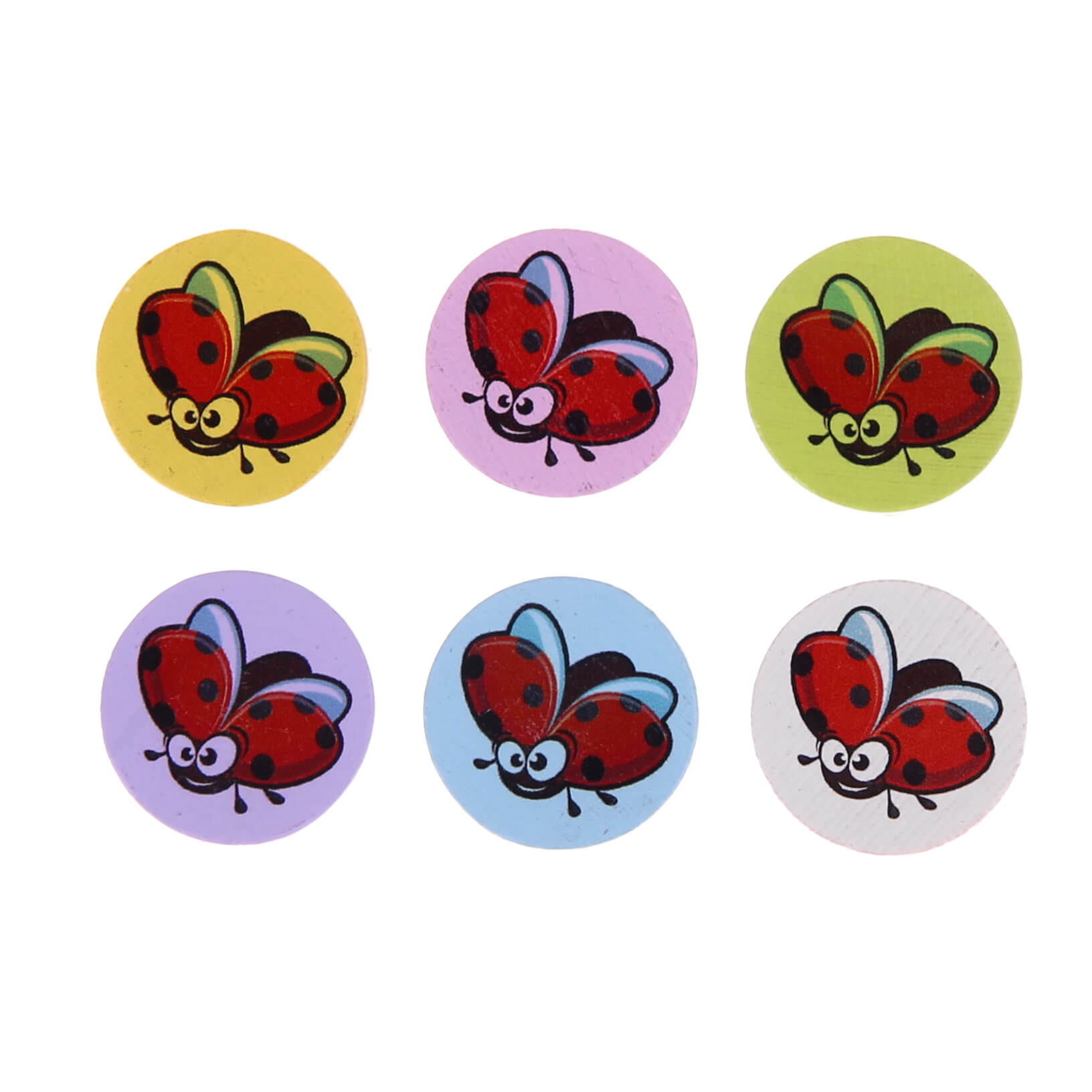 Motif bead disc ladybug