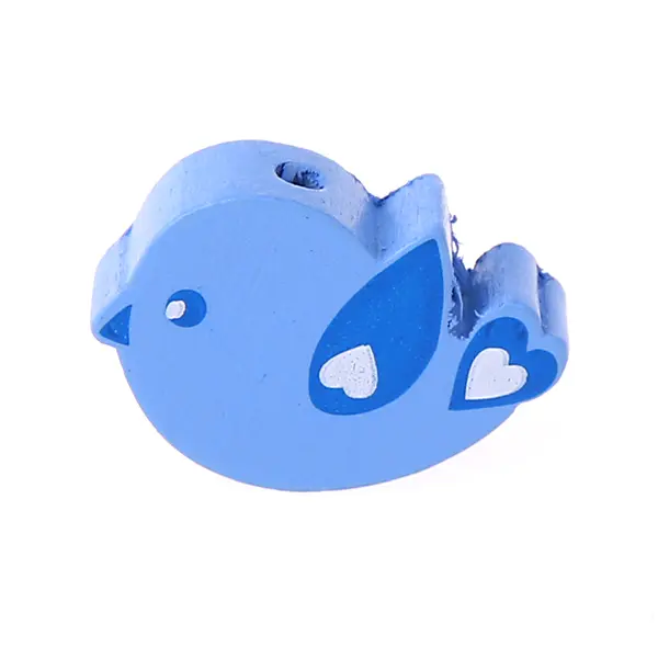 Motivperle Vogel blau 37 auf Lager
