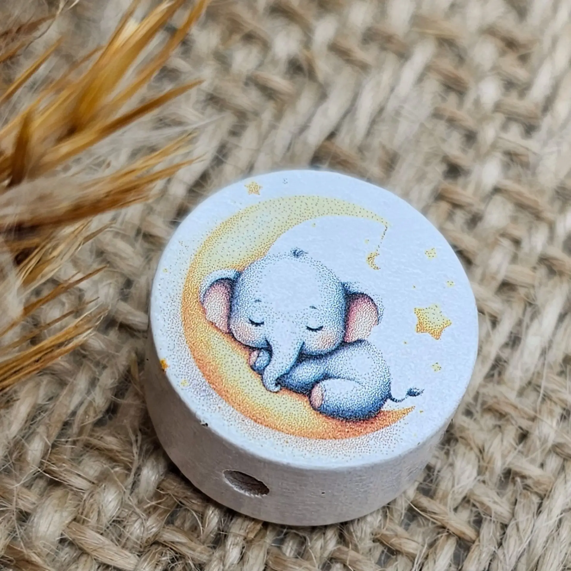 Pacifier clip whale