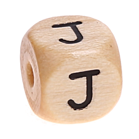 Buchstabenwürfel Holz bedruckt 11 mm B-ware 10 Stück J 0 auf Lager