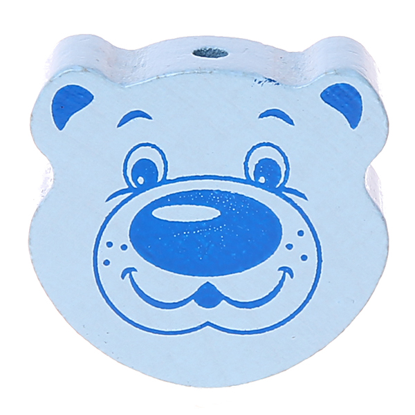 Motivperle Bärchen babyblau 431 auf Lager