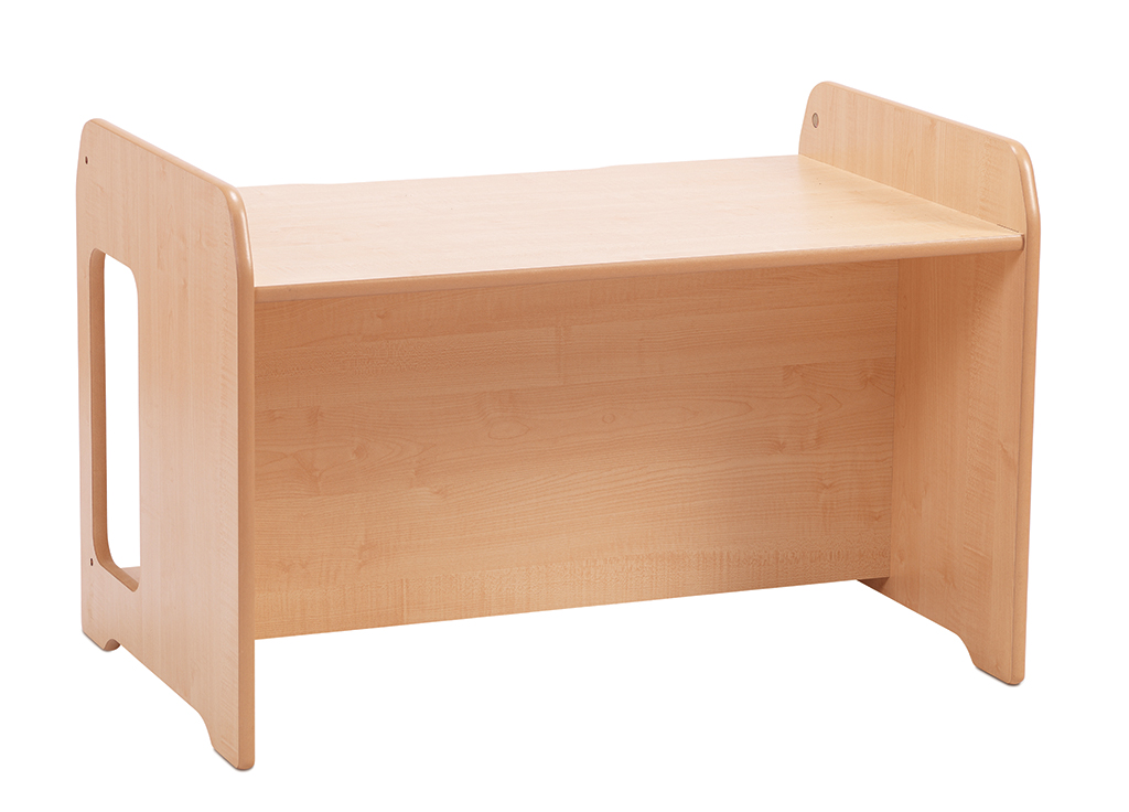 Kinderbank, Holzbank, Kleinkindbank, Naturholzbank, Holzton, Kinderbank, Holz, Kita Möbel, Schontafel, Kiefernholz