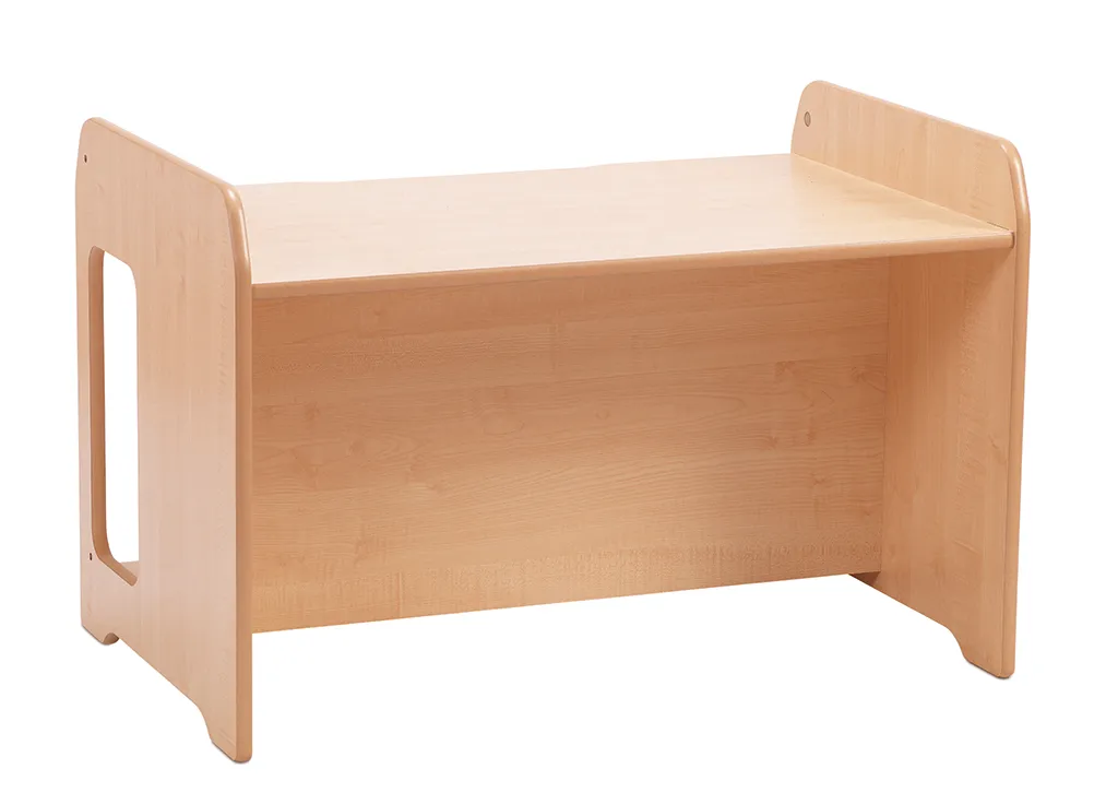 Kinderbank, Holzbank, Kleinkindbank, Naturholzbank, Holzton, Kinderbank, Holz, Kita Möbel, Schontafel, Kiefernholz