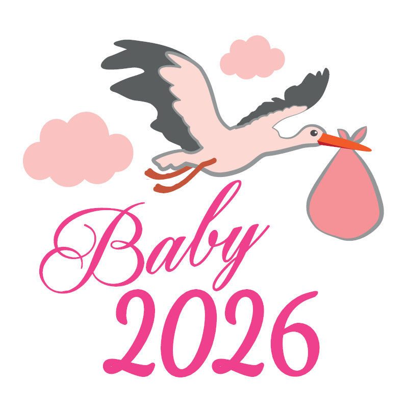 Mini-Motivperle Baby 2026 - 16mm baby pink 20 in stock 