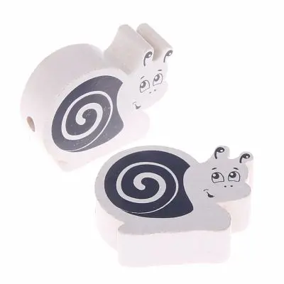 Motif bead snail white-grey 1845 in stock 