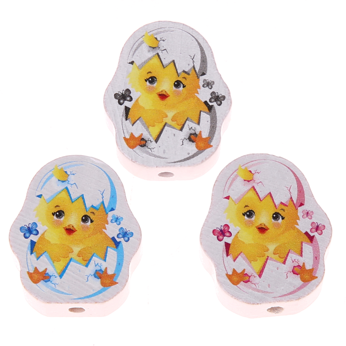 Chick motif bead