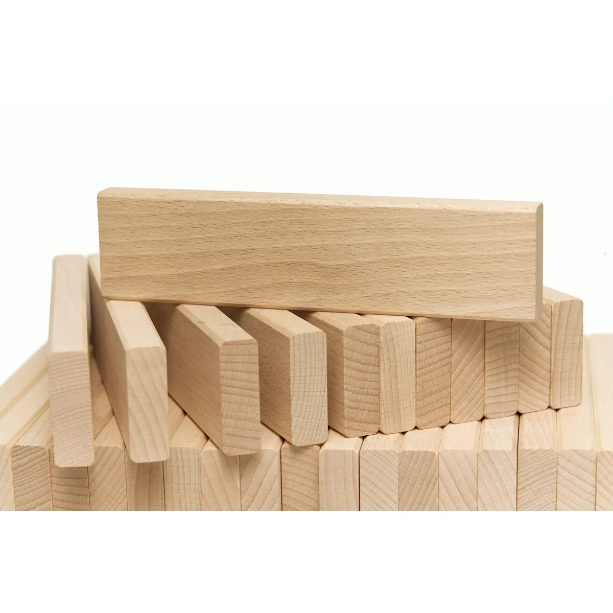 Holzblock, Bausteine, Holzspielzeug, Blockbau, naturholz, Holzblokke, Holzbausteine, Konstruktionsspielzeug, Naturholz, Holzstapel