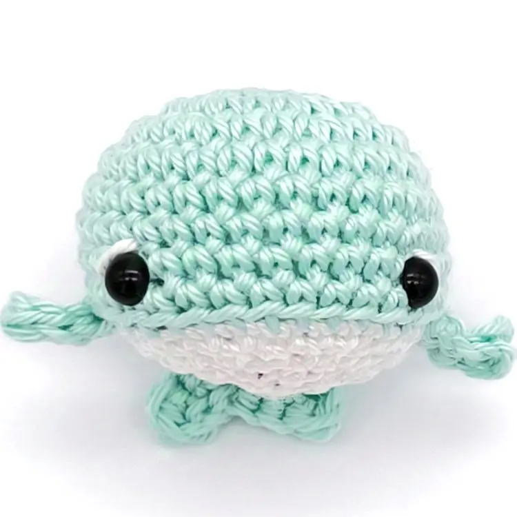 Häkeltier Wal • mini mint 3 auf Lager