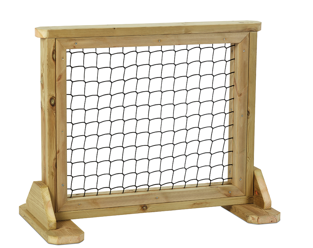 Holzrahmen, Netz, Gitterzaun, Spielnetz, Holzständer, Holzrahmen, Schranke, Netz, Gartenzaun, Standfuß