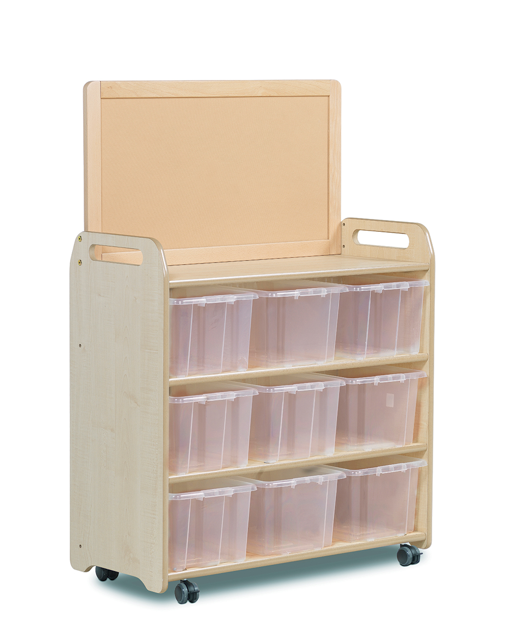 Küche, Rollcontainer, Aufbewahrung, Kunststoffbehälter, Wagen mit Rollen, Kinderaufbewahrung, Rollregal, Kistenboxen, Holzmöbel, Kippkasten
