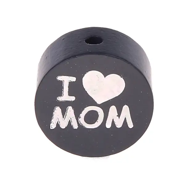 Reversible motif bead I Love MOM / DAD gray 788 in stock 