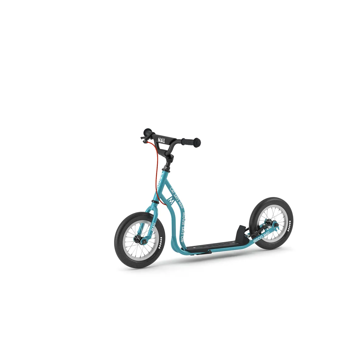 Fahrrad, Scooter, Scooter mit zwei Rädern, Kick-Scooter, Kinder-Scooter, Kinderroller, Stand-Up Scooter, Luftreifen, Rückseite?, Rotkabel
