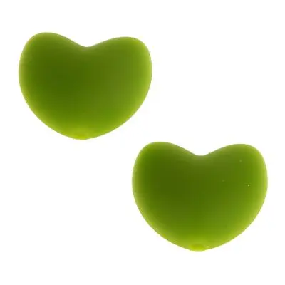 Silikonmotiv Herz yellow-green 104 in stock 