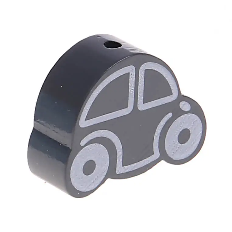 Car motif bead gray 431 in stock 