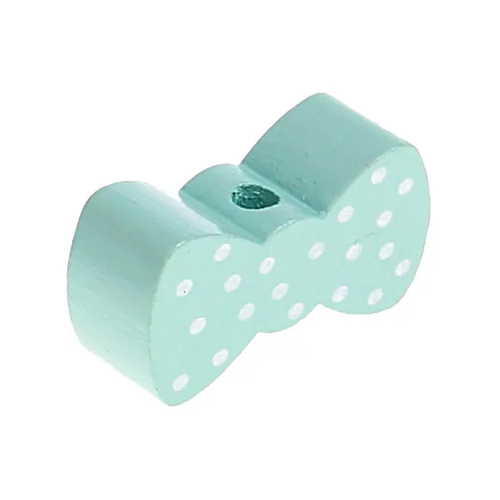 Bow motif bead mint 684 in stock 