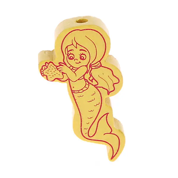 Mermaid II motif bead pastel yellow 917 in stock 