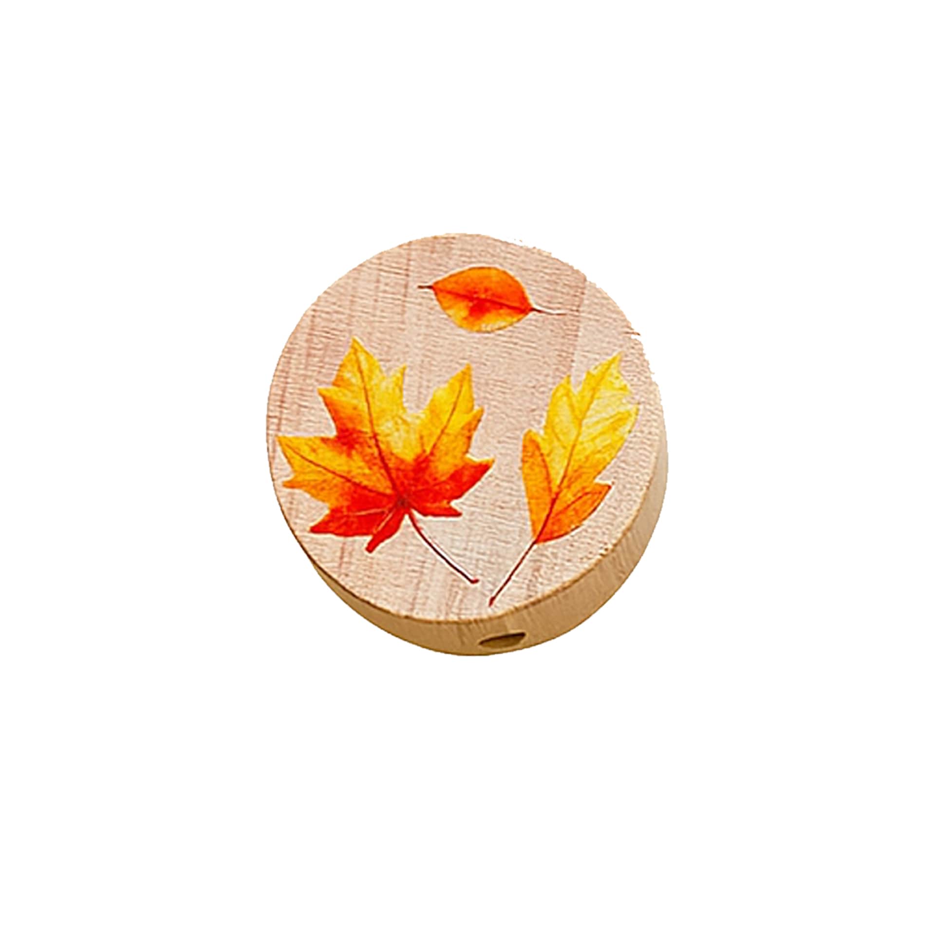 Motivperle Herbstblätter raw 99 in stock 