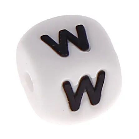 Silicone letters 10mm W 348 in stock 