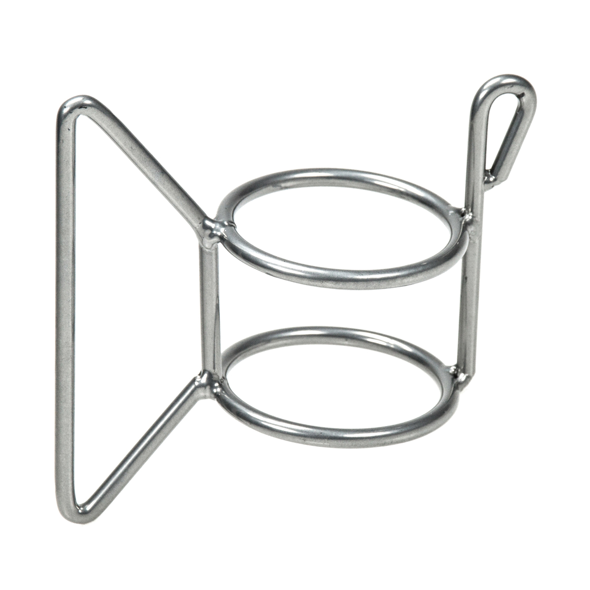 metal, ring, halter, zweistufig, edelstahl, metallisch, Käfig, Ring, Aufhängung, Gerät