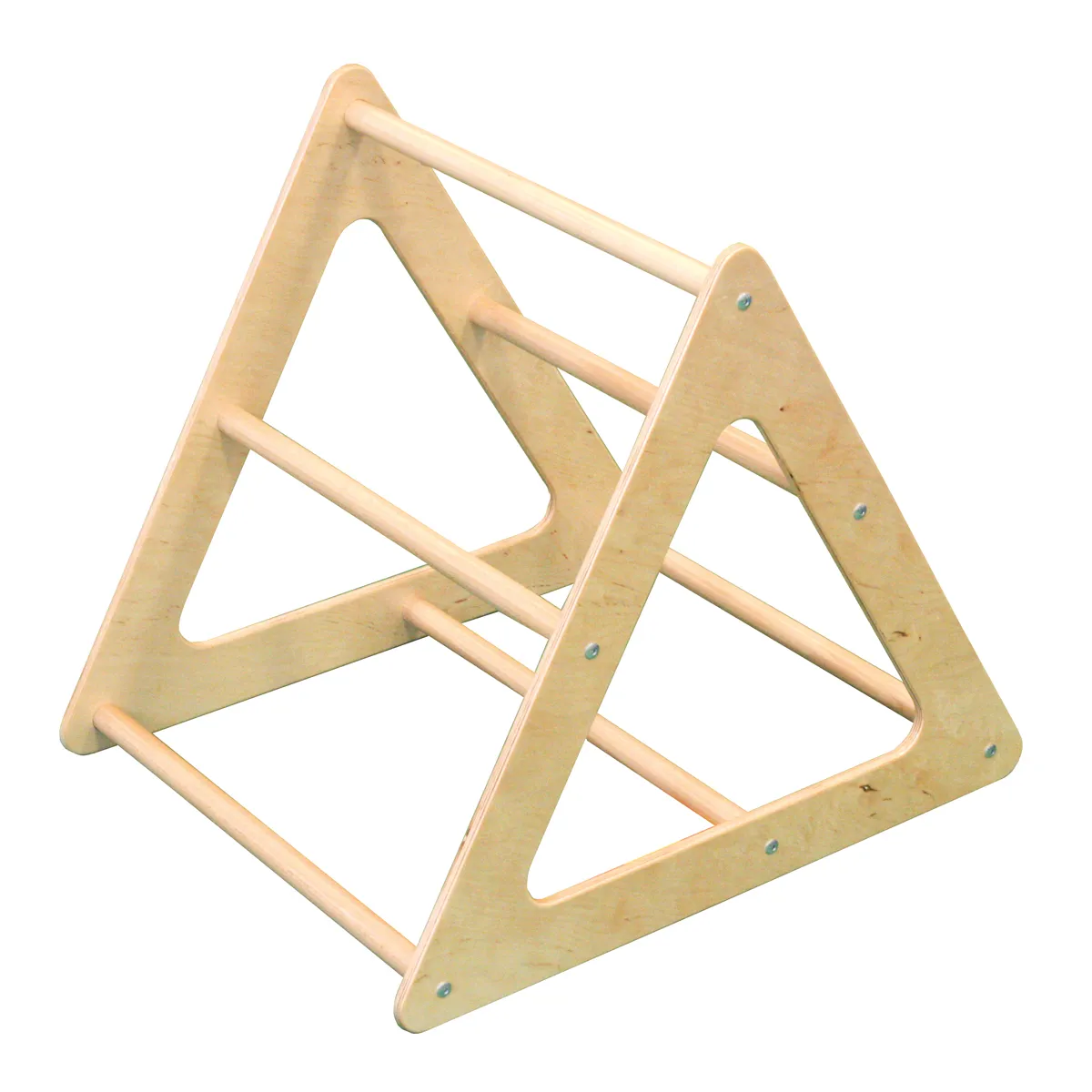 Kletterhilfe, Holzrahmen, Dreieckskonstruktion, Kinderzweck, laufenhilfe, holz, kletterdreieck, holzspielzeug, trainer, pause