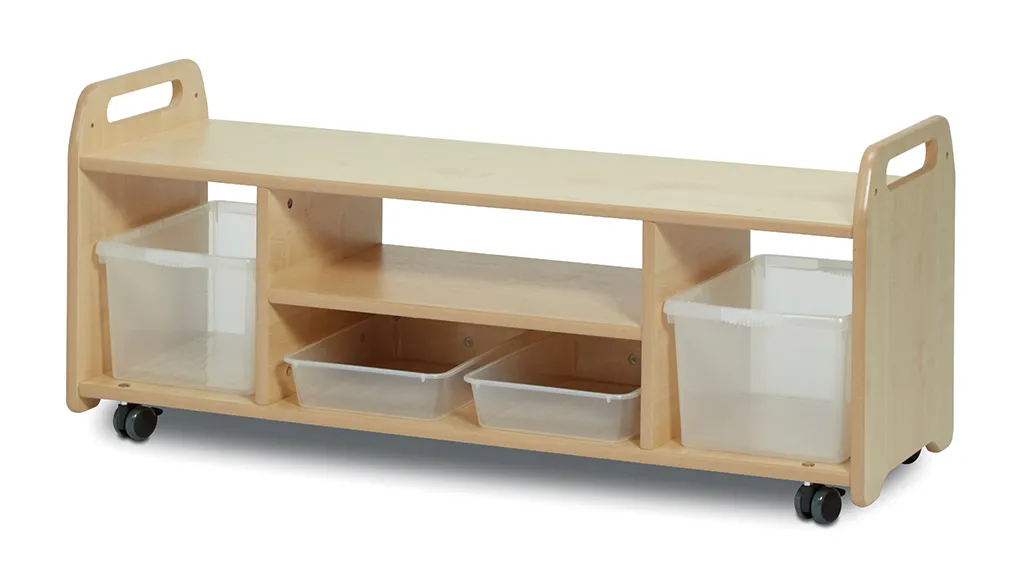 Holztisch, Rollwagen, Aufbewahrung, Kistenboxen, Schubladenboxen, Holzcart, Kinderwagen, Rollwagen, Aufbewahrung, Kästen